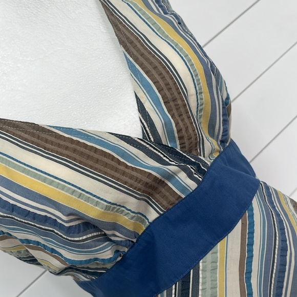 Patagonia Netty Dress striped tank seersucker sundress women’s size 8 - Picture 4 of 11